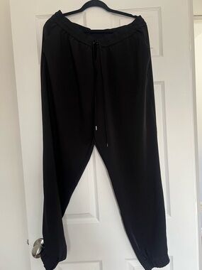 Reitmans lightweight Black Drawstring Jogger Pants XXL